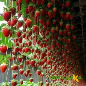 Клубника ампельная Анастасия купить по цене от 370р. в интернет-магазине «Посадика» с доставкой почтой в в Изобильныйе и по всей России – [изображение №1].